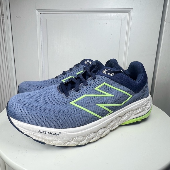 New Balance Other - Men’s New Balance Fresh Foam X 860v14 Road Running Shoes In Blue/Lime Sz 10